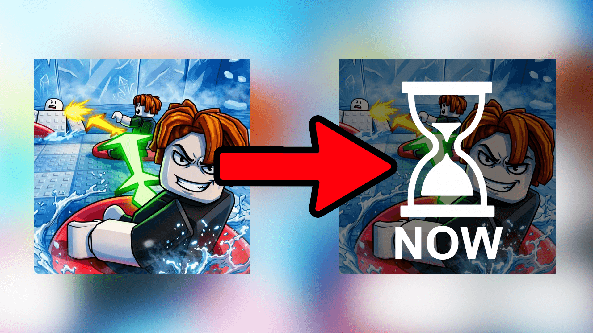 Free hourglass update icons for Roblox game updates